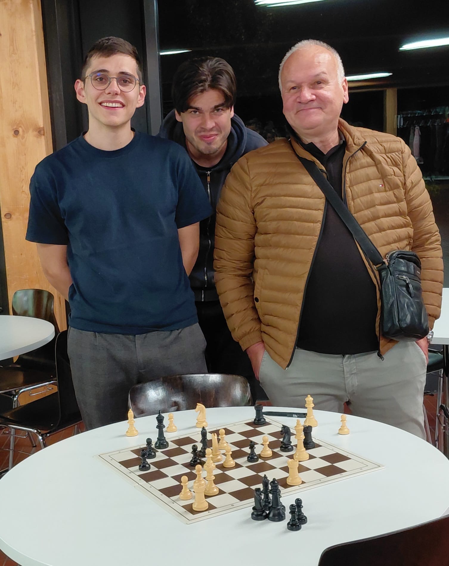 Die drei Paartiesieger Isak Mauro und Petr